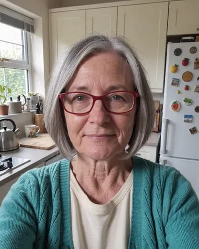 Linda's original selfie