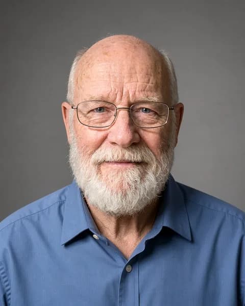 The same person in the professor look