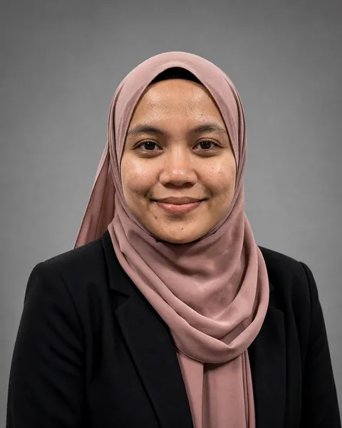 Woman, early 30s: professional headshot
