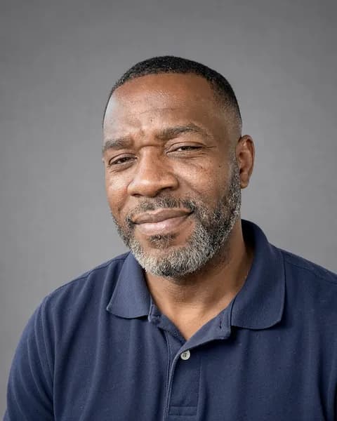 Man, mid 40s: professional headshot
