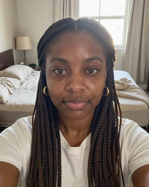 Woman, mid 20s: original selfie